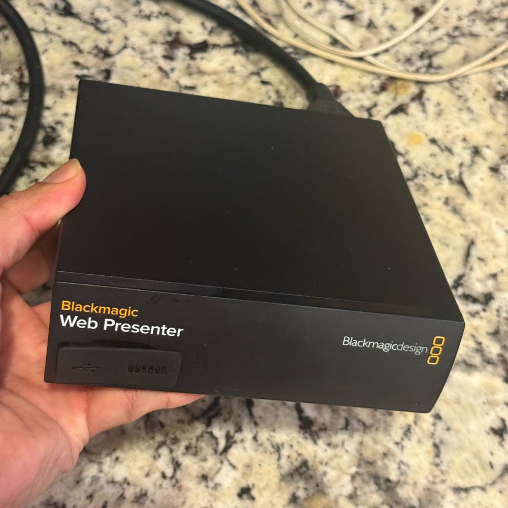 Blackmagic Web Presenter Digital Video Capture Device - Black